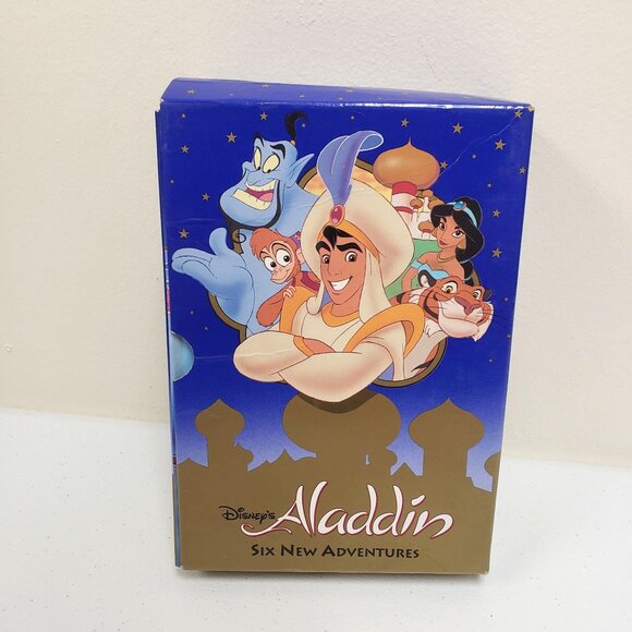 Disney Aladdin Six New Adventures 6 Book Set 1993 Hardcover Collection - Picture 8 of 8